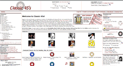 Desktop Screenshot of classic45s.com